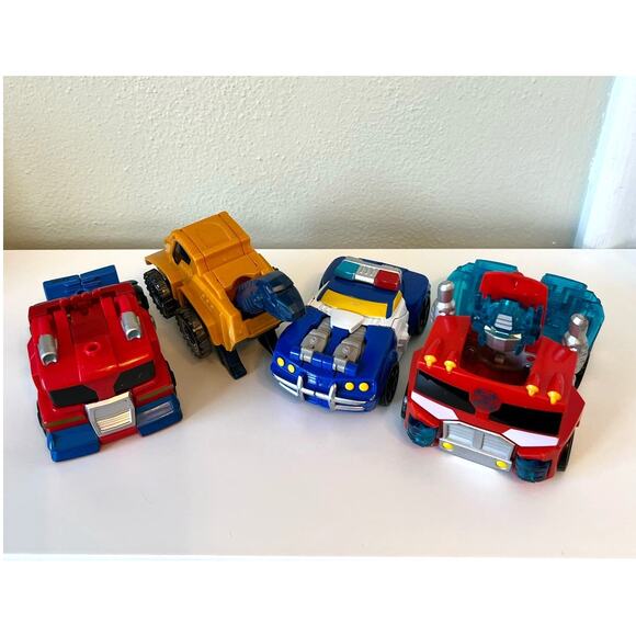 Transformers Rescue Bots Vehicle Toy Lot of 4 - Picture 1 of 9